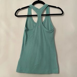 Lululemon Blue Aqua Racer Back Tank Top